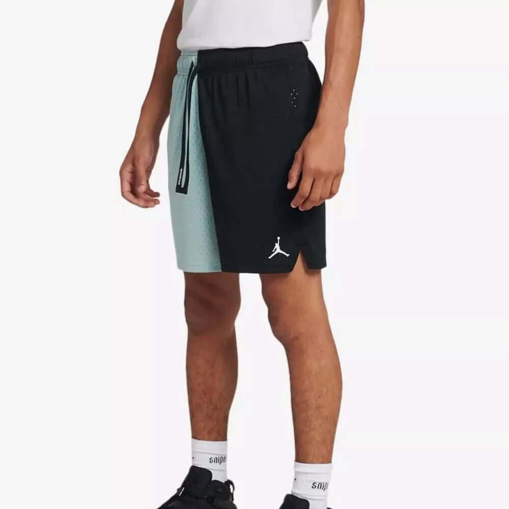 Jordan Nike Dri Mens Mesh Jumpman Shorts Breakfast Club Ocean Cube Teal 2XL XXL